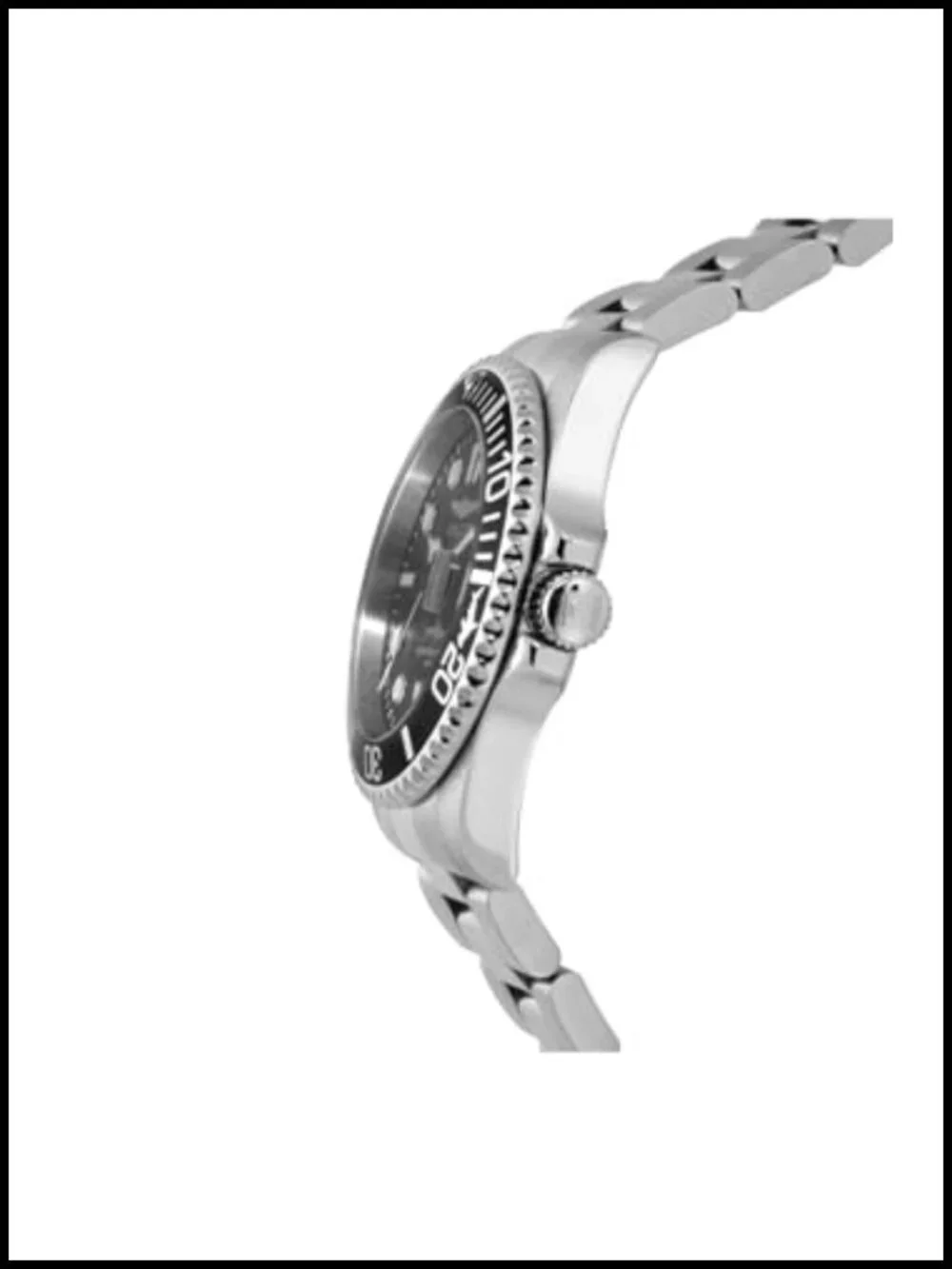 Men's Pro Diver Quartz Watch Stainless Steel 43mm Water Resistant